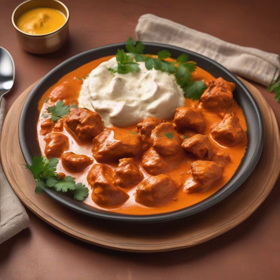 Tandoori Butter Chicken with Bone Spicy